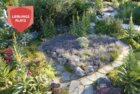 Hildegard von Bingen Garten Reith i.A. | © Alpbachtal Tourismus Ein Bild vom Hildegard von Bingen Garten in Reith i.A., im Vordergrund ein Herz geformt aus Pflastersteinen in der Mitte viele lilafarbene Lavendelblühten | © Alpbachtal Tourismus