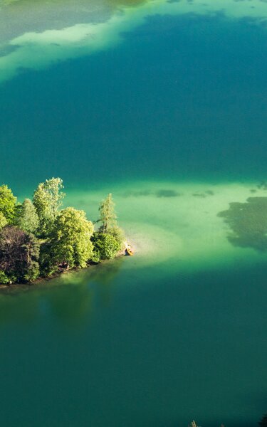 Reintalersee aus der Vogelperspektive | © Thomas Kargl