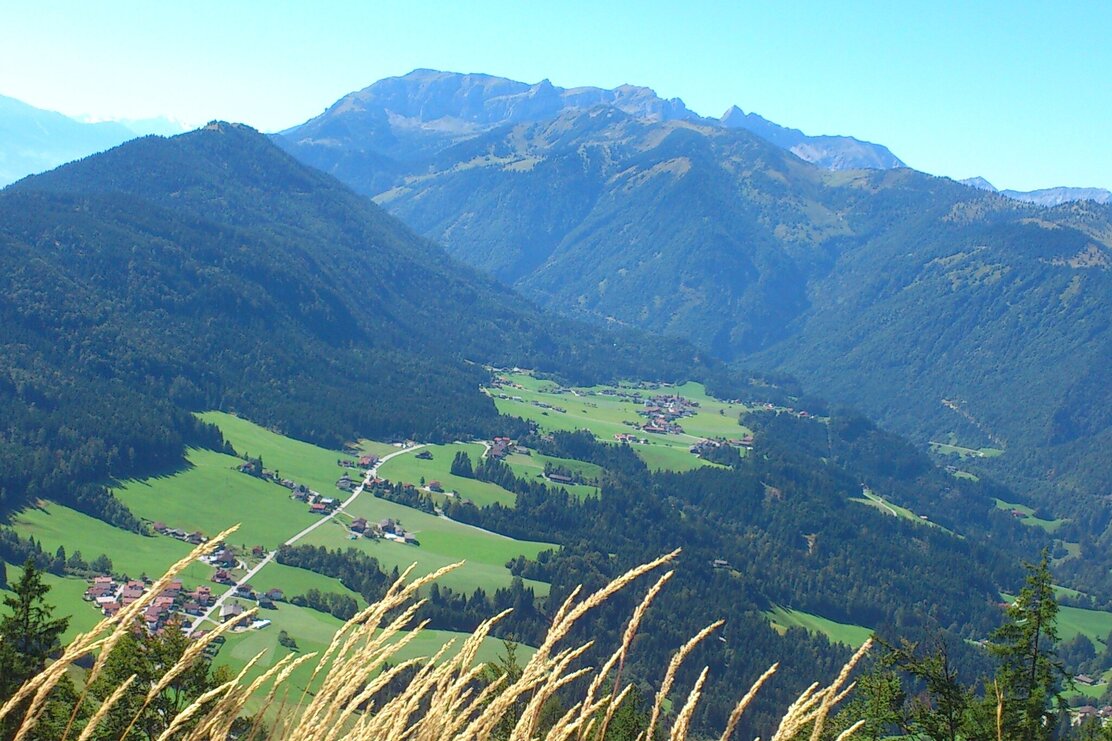 Blick in Richtung Tal auswärts - Brandenberg