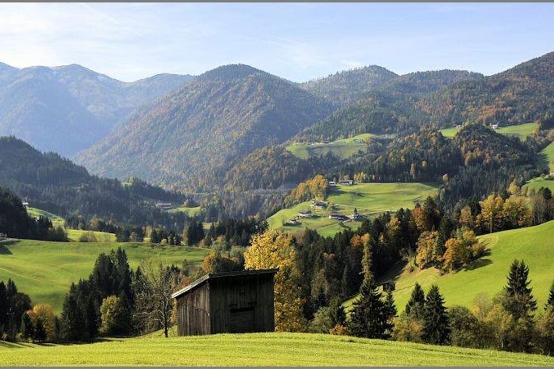 Abstieg,  Blick Tal auswärts