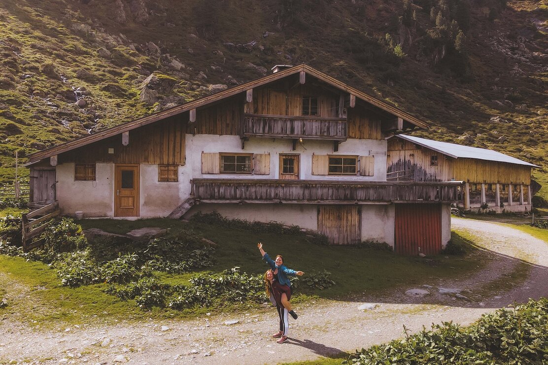 Steinbergalm Luegergraben Inneralpbach, Alpbach, CCE Wanderdörfer | © Laura und Anne CCE Wanderdörfer
