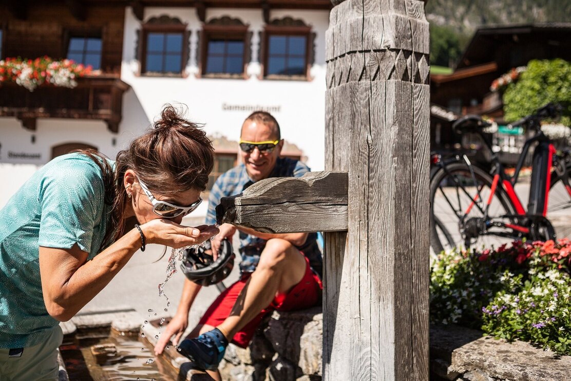 E-Biker Rast in Alpbach