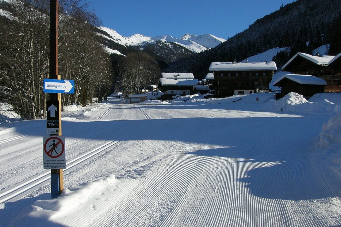 Langlaufen Loipe Greitergraben Inneralpbach | © Gabriele Grießenböck
