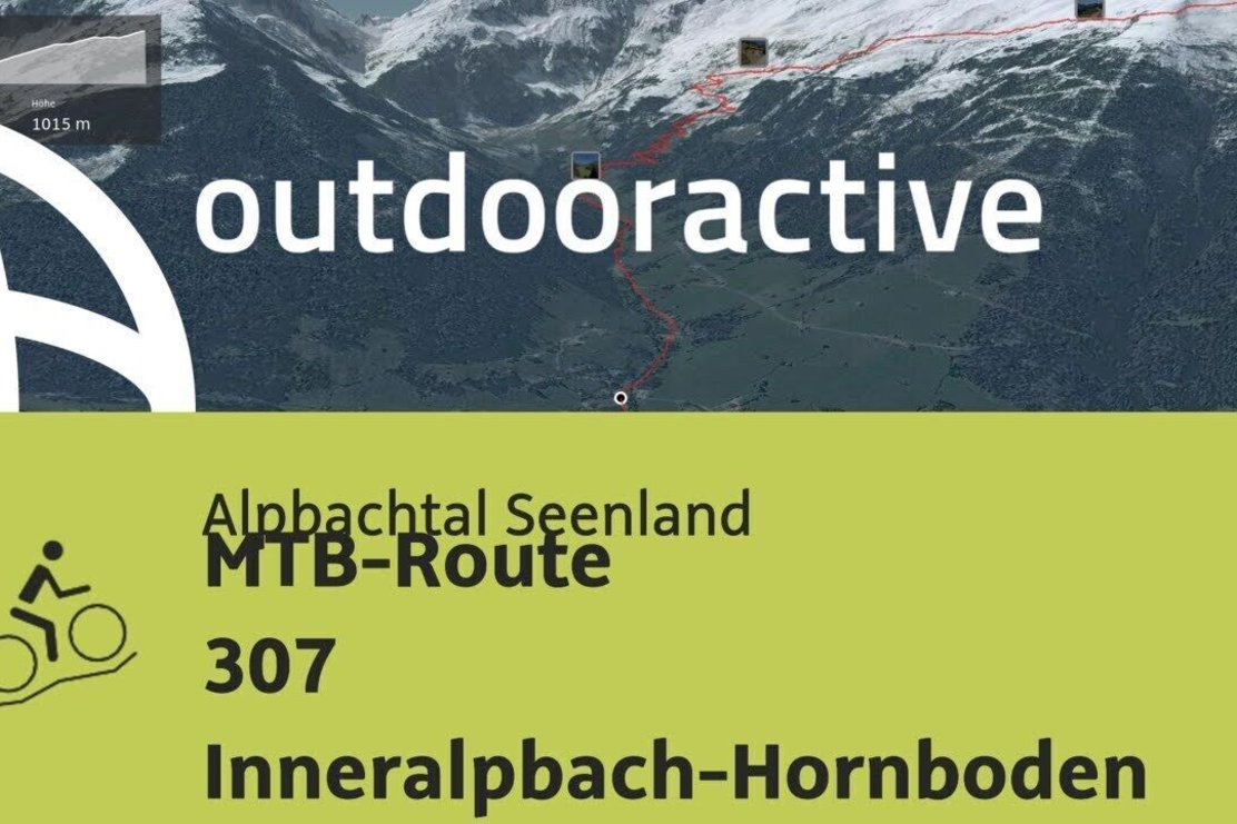 Mountainbike-tour im Alpbachtal Seenland: MTB-Route 307 Inneralpbach-Hornboden