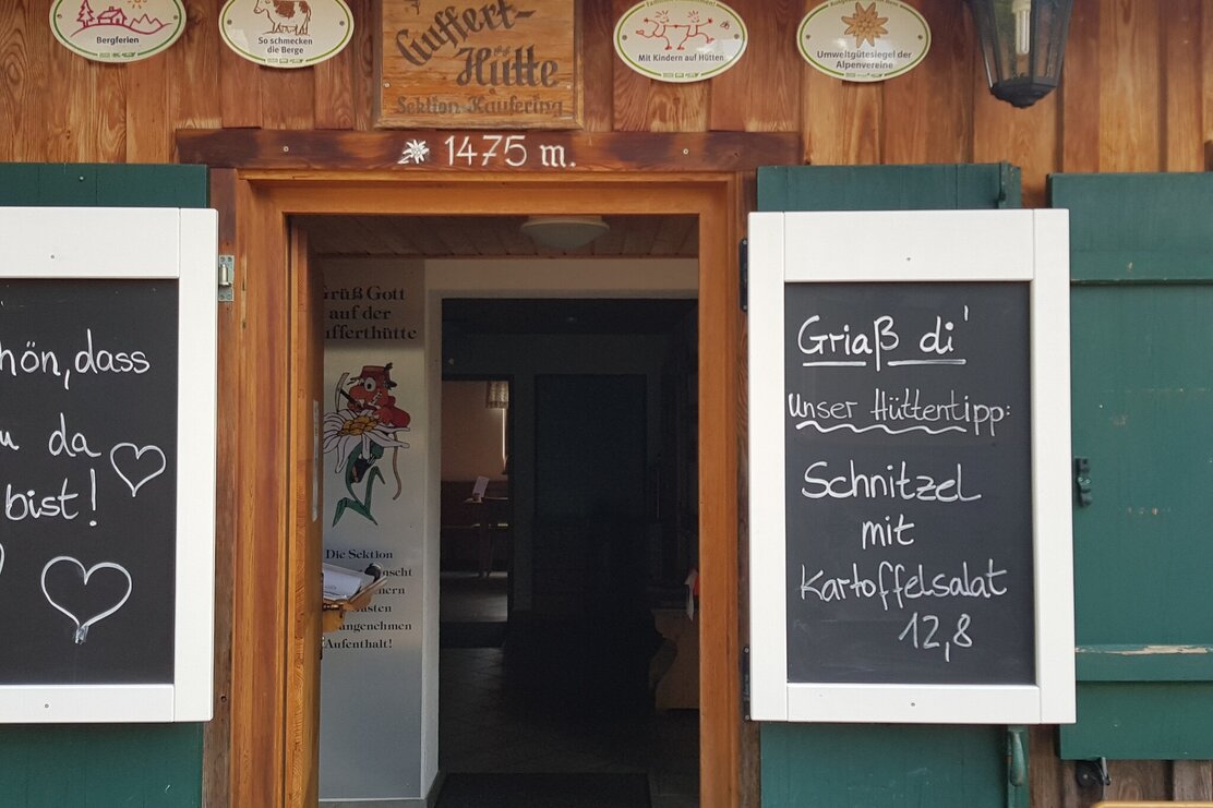Gufferthütte Eingang | © Michael Mairhofer