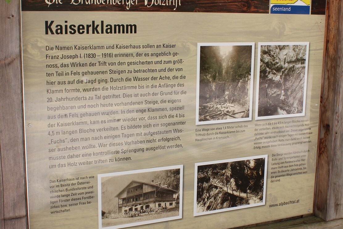 Kaiserklamm Holztrift