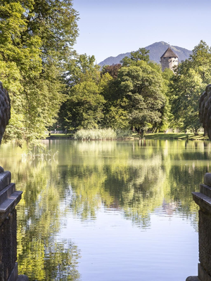 Lieblingsplatz: Löwenteich im Schlosspark Matzen