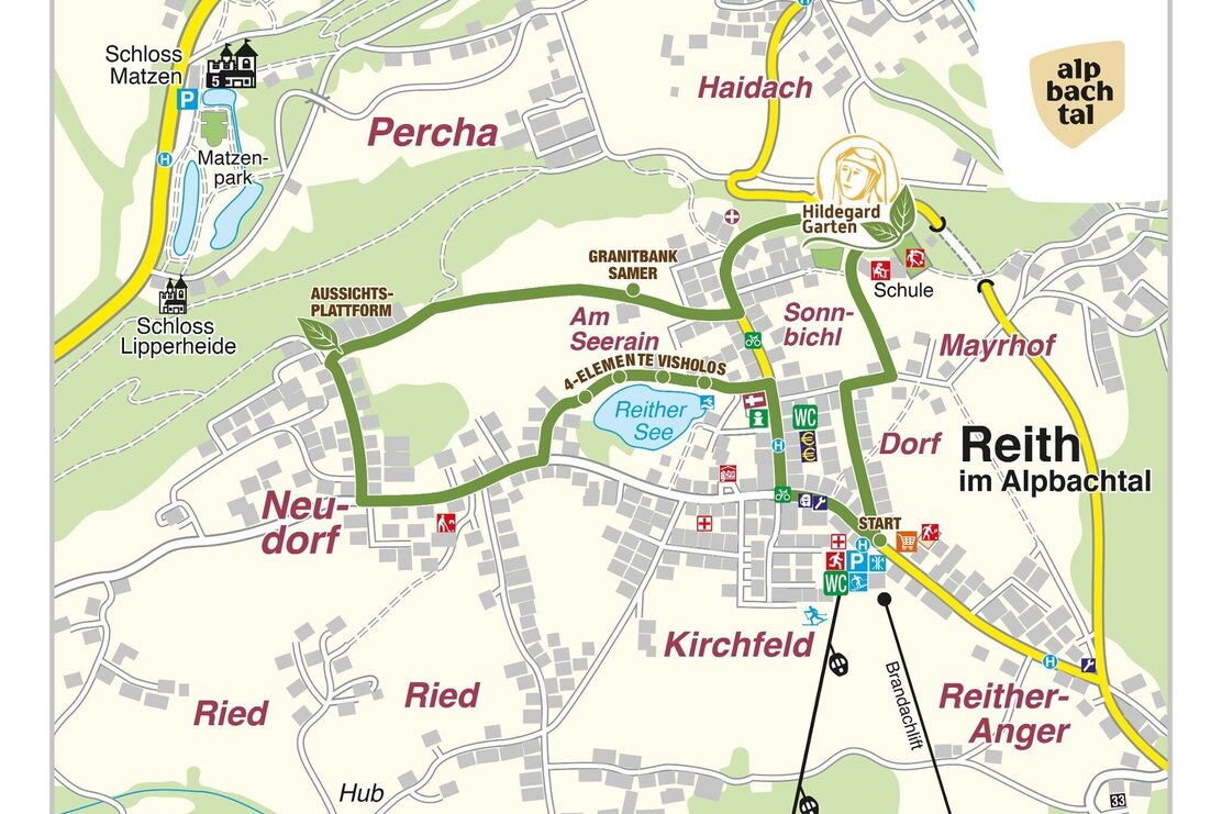 Übersichtskarte Wegverlauf Hildegard von Bingen Weg