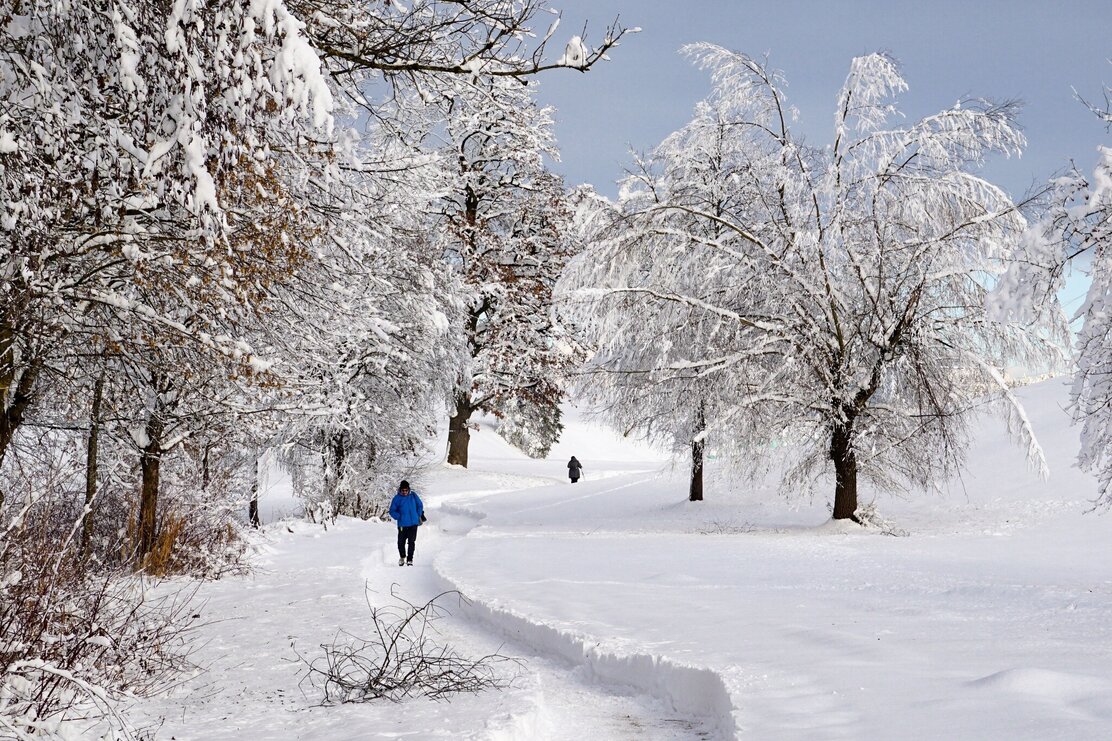 Winterwanderung am Reintalersee | © Sandrine Stock