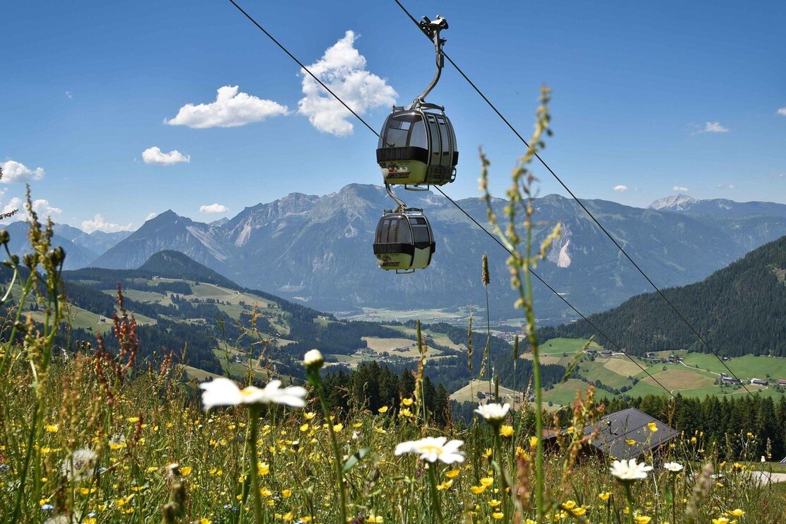 sommerbetrieb_gondel_wiedersbergerhorn | © Gabriele Grießenböck