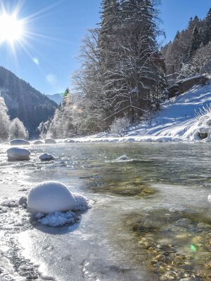 Brandenberger Ache im Winter bei Pinegg | © Gabriele Grießenböck Brandenberger Ache im Winter bei Pinegg | © Gabriele Grießenböck