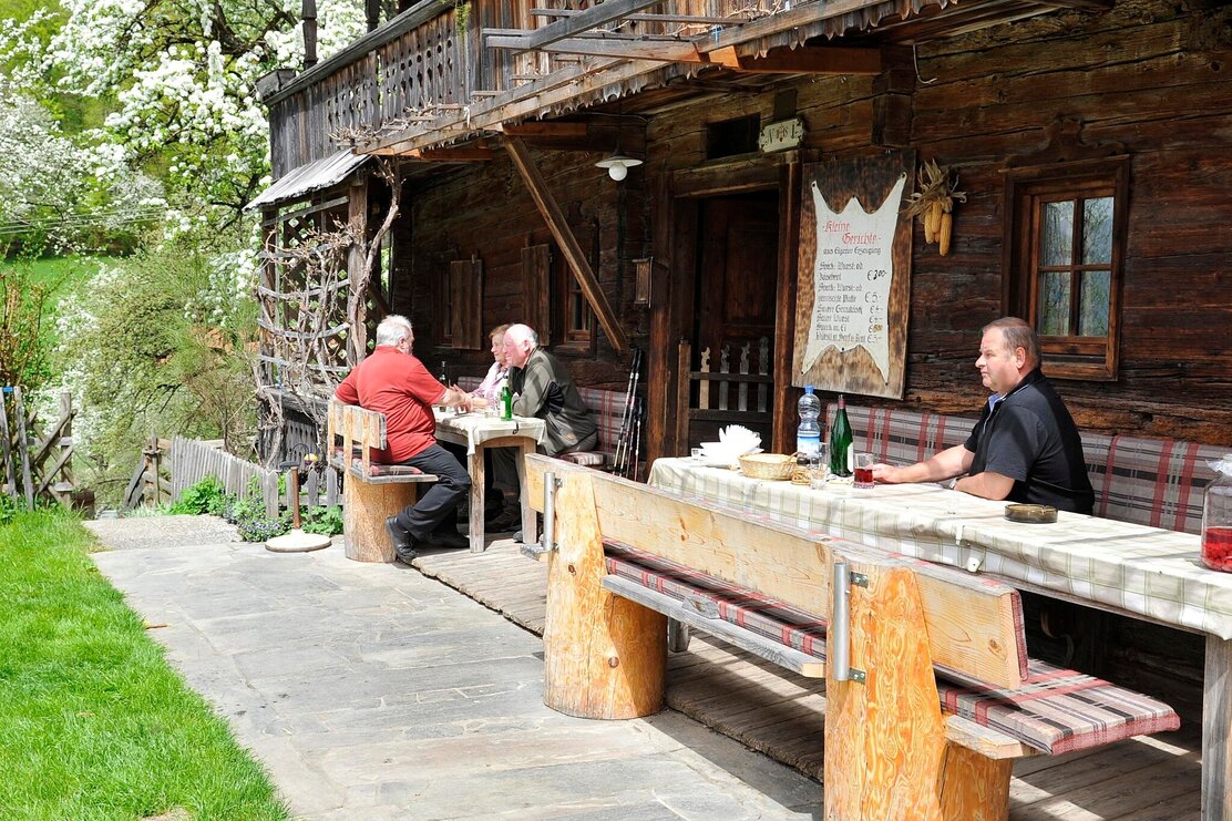 Hechahof Zimmermoos Terrasse