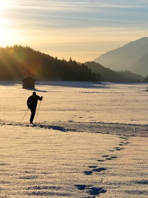 Langlaufloipe am Reintalersee Kramsach Langlaufloipe am Reintalersee Kramsach