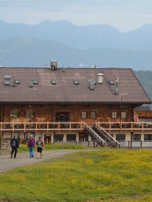 Berggasthof Hornboden im Sommer Berggasthof Hornboden im Sommer