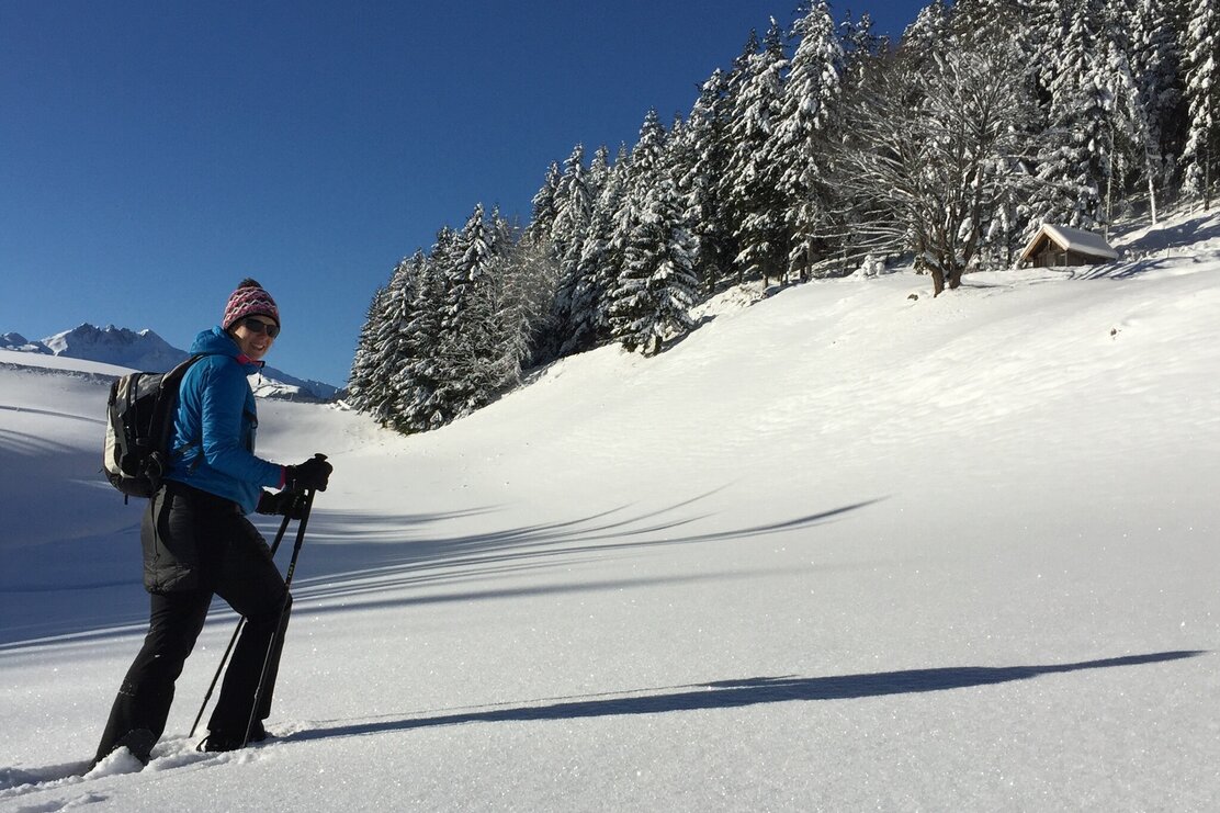 Snowshoe hike on the Reither Kogel | © Birgit Angermair