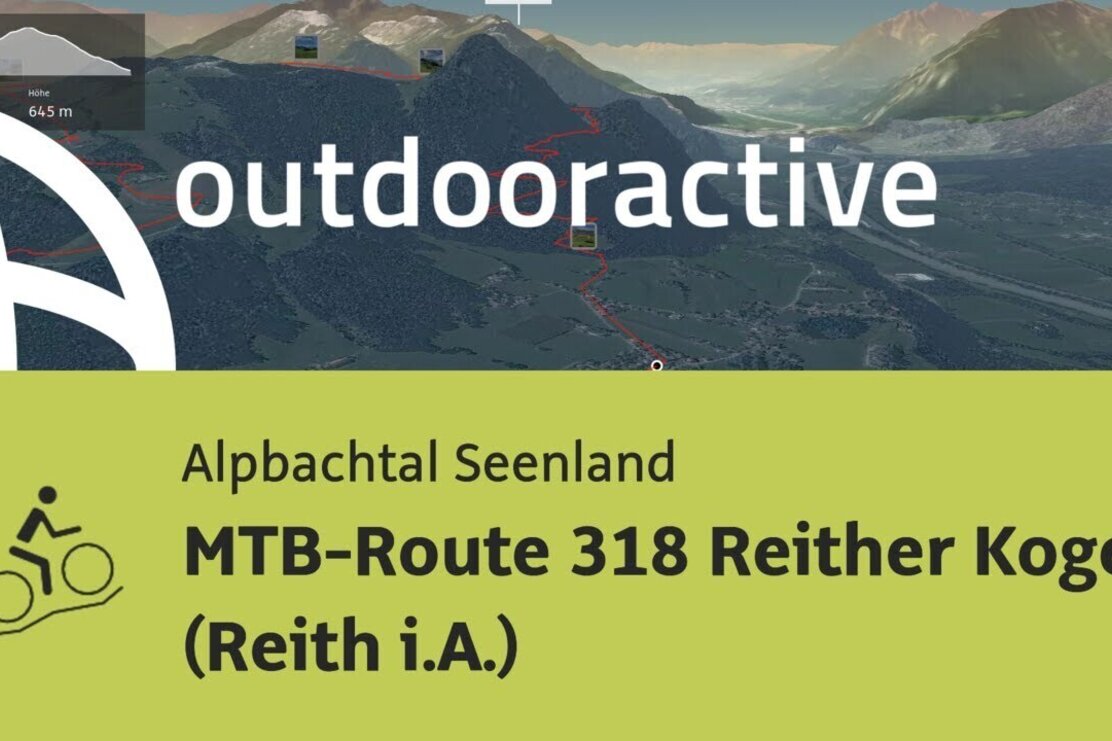 Mountainbike-tour im Alpbachtal Seenland: MTB-Route 318 Reither Kogel (Reith i.A.)