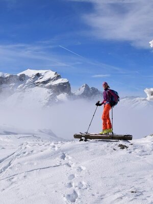 Skitour Roßkogel Brandenberg am Gipfel Skitour Roßkogel Brandenberg am Gipfel