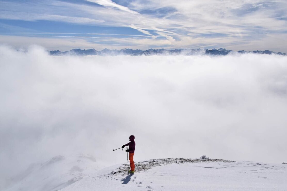Skitour Roßkogel - Ausblick