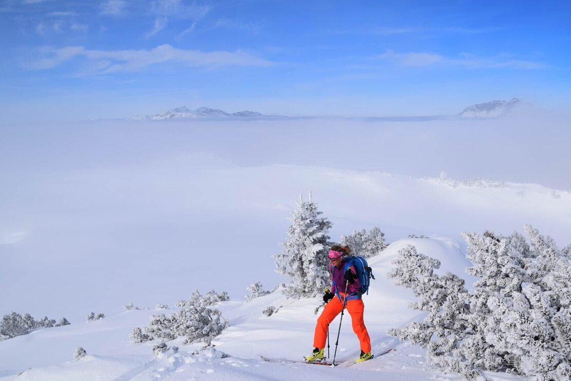 Skitour Roßkogel Aufstieg