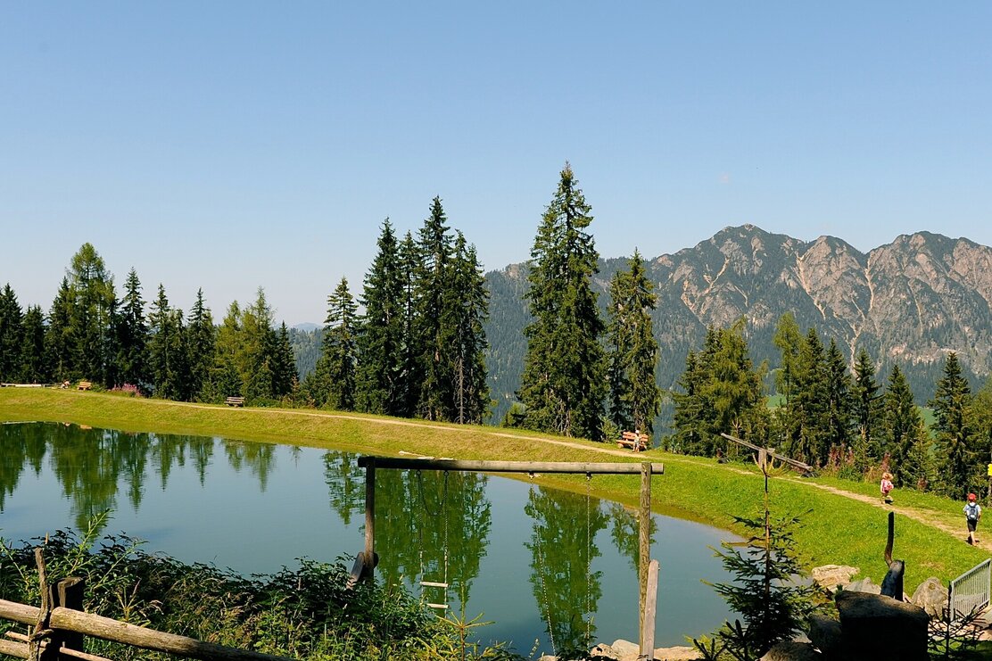 Speicherteich Teichwanderweg Alpbach | © Bernhard Berger