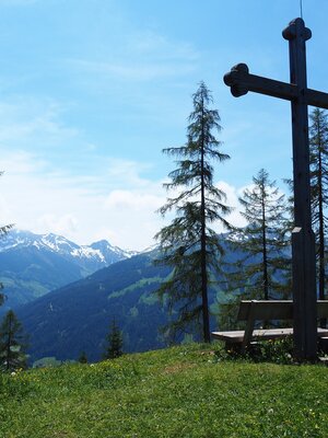 Summit cross Hauserjoch Alpbach