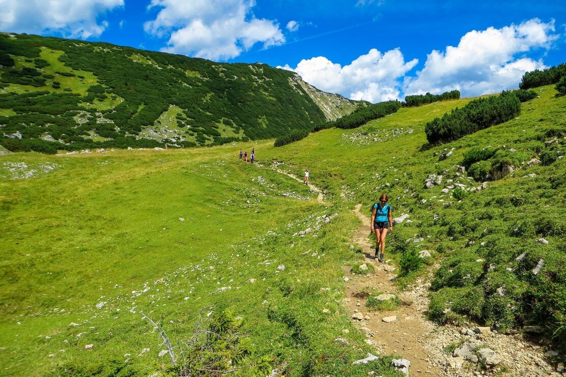 Wanderung vom Zireiner See Richtung Bayreuther Hütte