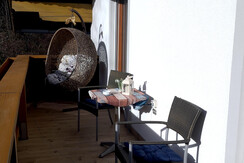 Achenklang _Alpbachtal_Balkon mit Blick auf Ache