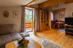 Wohnzimmr - Essecke, App. Landhaus