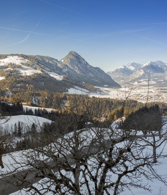 Ausblick vom Pinzgerhof im Winter | © Fam. Kammerlander