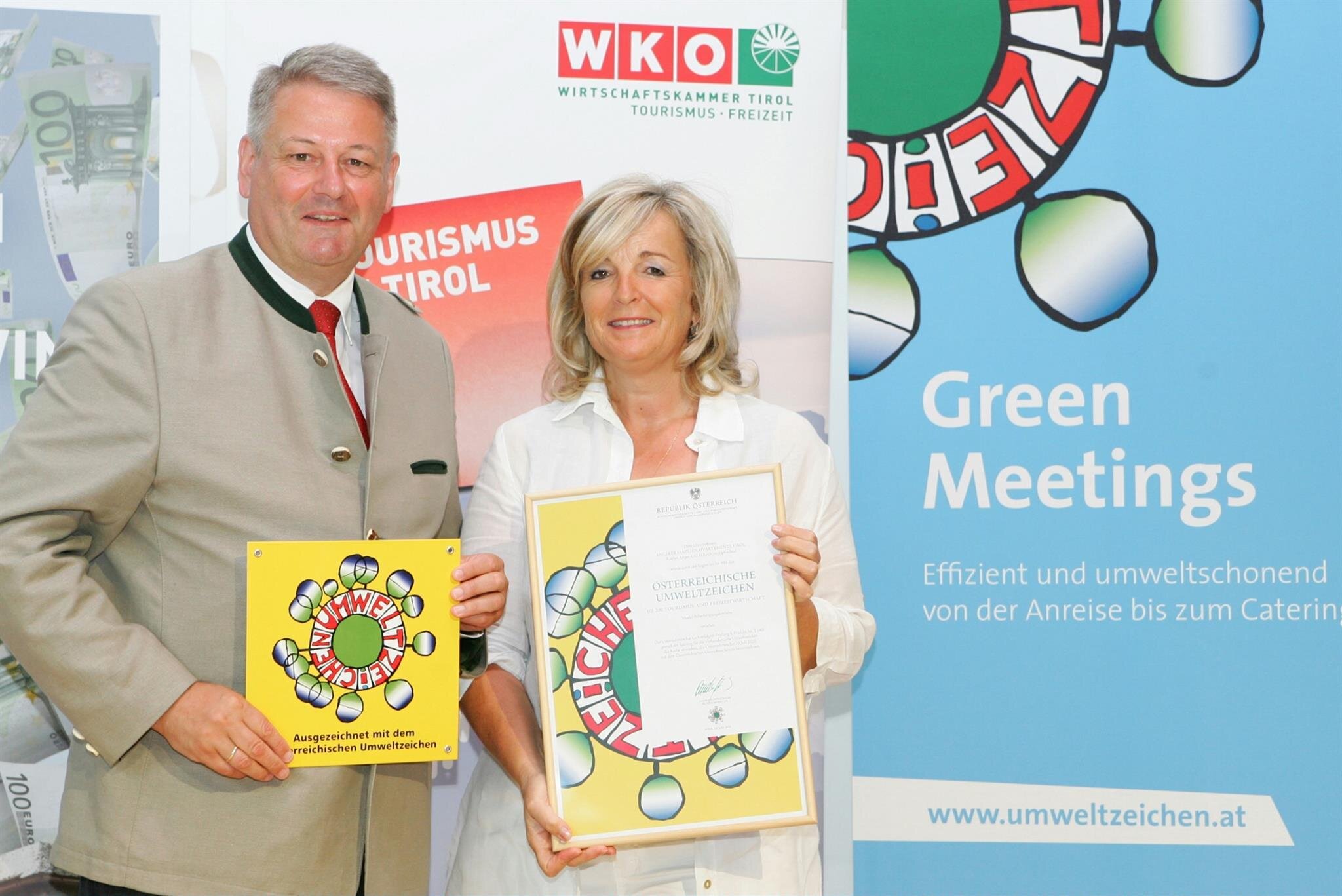 Angerer Appartements Umweltzeichen | © Umweltministerium