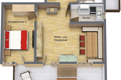 Familiensuite Alpenchalet Plan