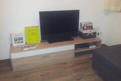 Fernsehecke im Wohnzimmer