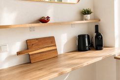 Cozy minimalist coffee nook