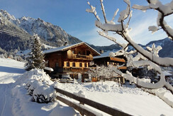 Ferienhaus im Winter