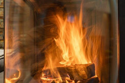 Villa Bergl.21-Kamin