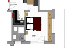 Grundriss Appartement Nr 2 - Rossmoos