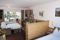 Ferienwohnung 13 Schlafsofa offen