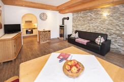 Wohnraum Chalet Innertal