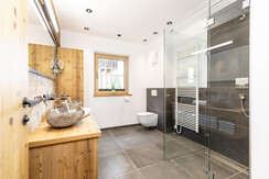 Badezimmer Reith Chalet Waschkuchl Alpbach