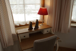 still-life in the red room