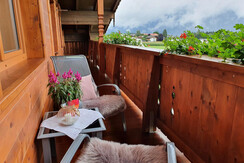 Appartement 3 "Berg Blick" Balkon mit Aussicht