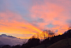 Sonnenuntergang Balkon