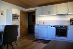 Küche in der Ferienwohnung Gästehaus Bergheim