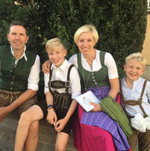 Christine, Sebastian, Mathias und Jakob Margreiter