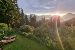 Abendstimmung mit Sonnenuntergang