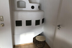 Blick auf Kachelofen