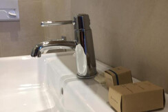 Waschbecken im Badezimmer