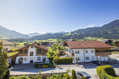 Ausblick vom Balkon Richtung Reither Kogel