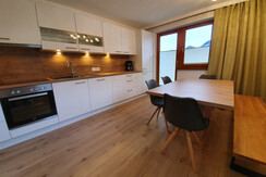 Appartement Tirol kitchen and livingroom
