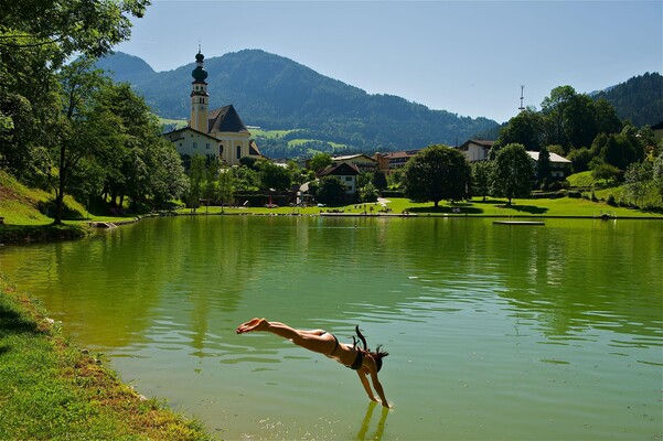 Reither See schwimmen | © Alpbachtal Tourismus / Bernhard Berger